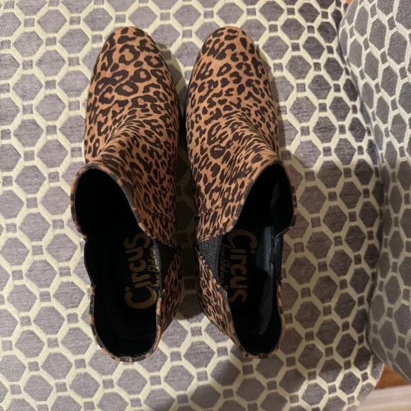 Circus by Sam Edelman Preston Leopard Booties - Picture 4 of 9